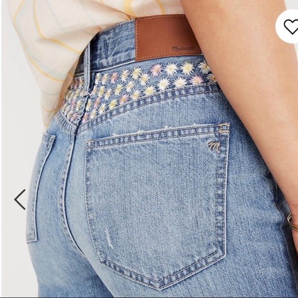 Madewell Denim - Madewell Perfect Vintage Jean Floral Edition RARE